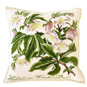 Elizabeth Bradley - Hellebore Winter Bells - Cream Background