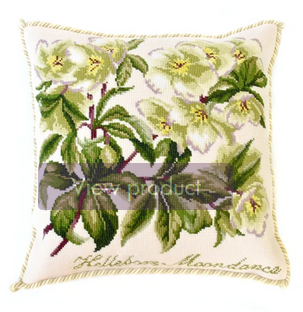 Elizabeth Bradley - Hellebore Moondance - Cream Background