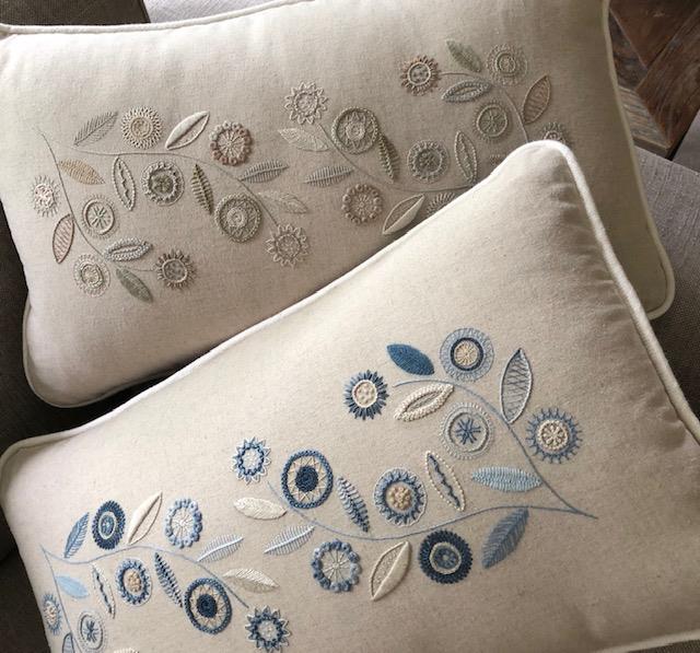 Jardin de Fleurs Cushion Design - Vetty Creations