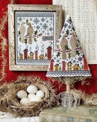 Second Day of Christmas Sampler & Tree - Hello from Liz Matthews
