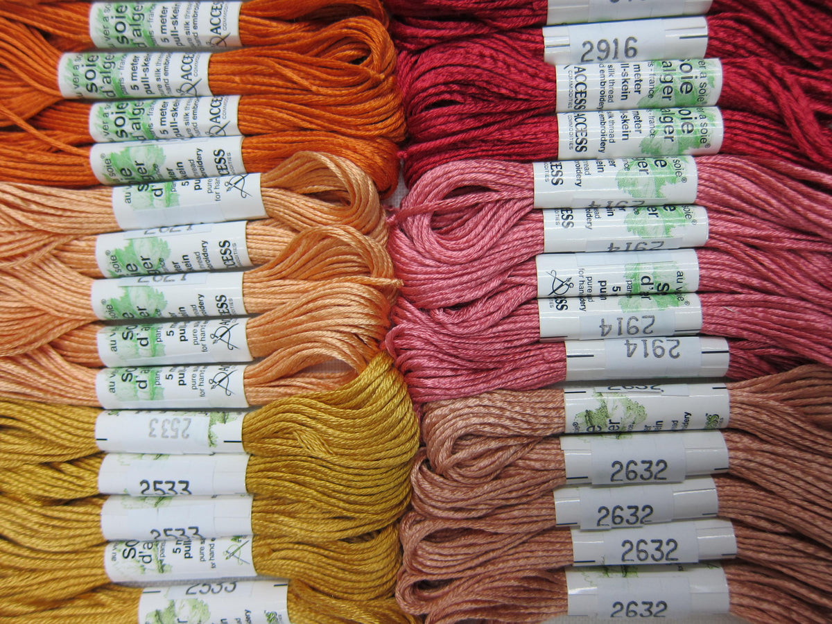 Au Ver A Soie® Soie d’Alger. - 7 ply - 5mtr skeins