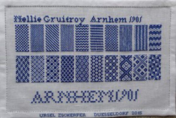 Nellie Gruitroy 1901 - European Reproduction Samplers