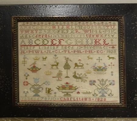 MARY LINDSAY 1828 SAMPLER - Chessie & Me