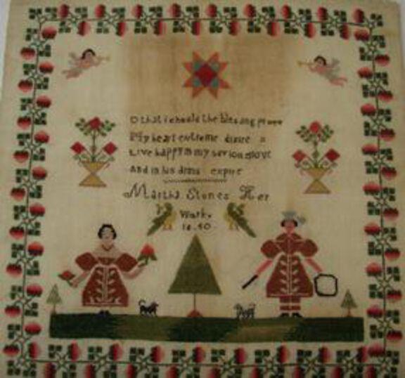 MARTHA STONES 1840 - European Reproduction Samplers