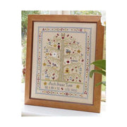TREE A-Z BIRTH SAMPLER - BOY - Historical Sampler Company