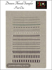 Drawn Thread Sampler - Part One - JC Embroidery