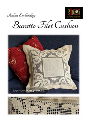 Buratto Filet Cushion - JC Embroidery