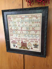 HANNAH COMPERF 1818 SAMPLER - Chessie & Me
