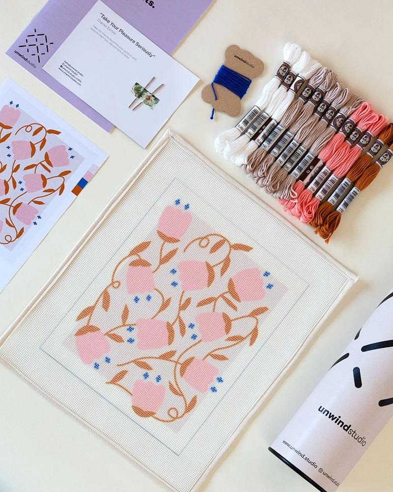 Bellflower Needlepoint Kit