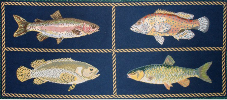 Elizabeth Bradley - Fishes Series - Vermillion Seabass