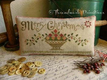 CHRISTMAS FRUIT BASKET - Threadwork Primitives