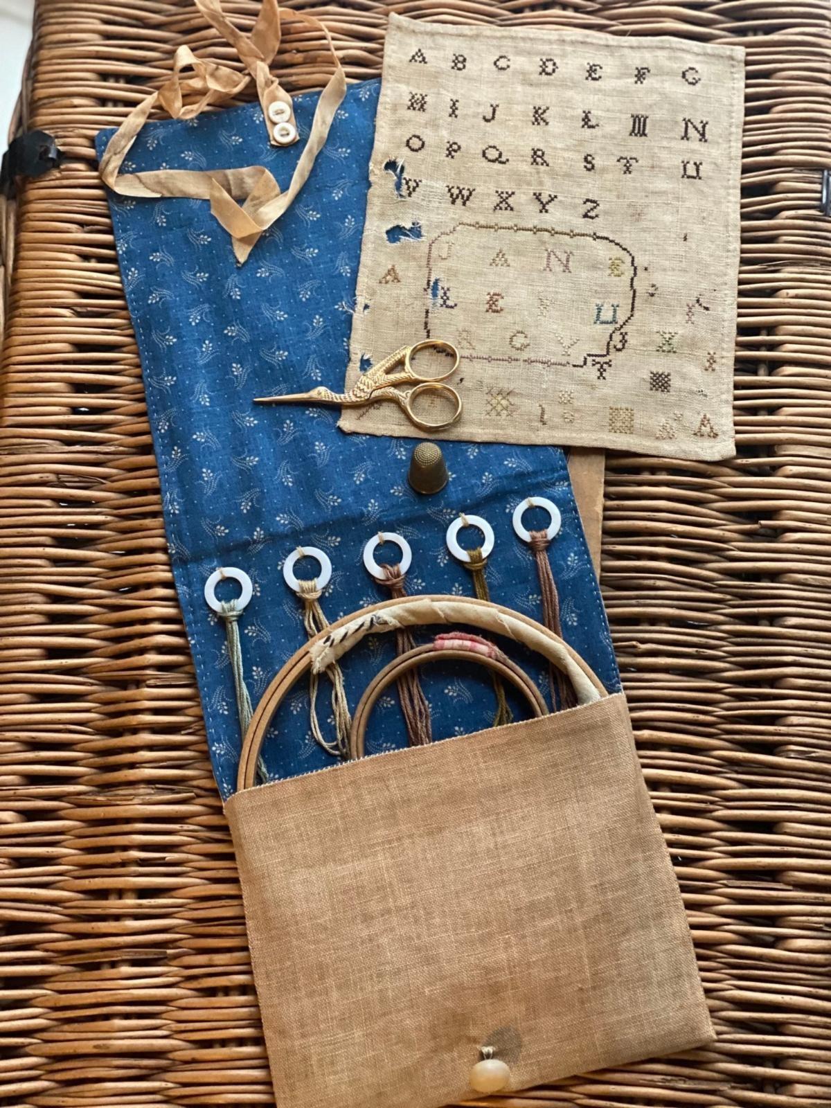 Jane Lefurgy Thread & Hoop Sewing Bag - Stacy Nash Designs
