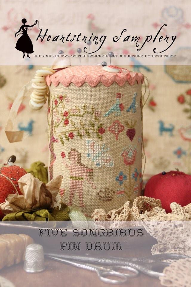FIVE SONGBIRDS PIN DRUM - Heartstring Samplery