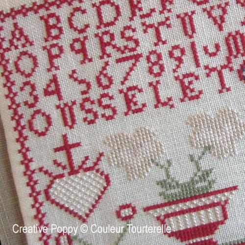 Marie Rousselet Reproduction Sampler - Couleur Tourterelle