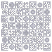 FLORAL DUET No. 1 - Antique Samplers and Needlework