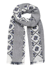 POLIGNAC SCARF - BLUE - Inouitoosh