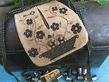 STONE FLOWERS SEWING POCKET- Stacy Nash Designs