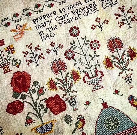 MARY CARR 1840 SAMPLER - NeedleWorkPress