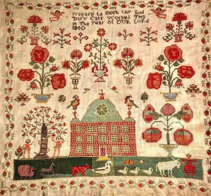MARY CARR 1840 SAMPLER - NeedleWorkPress