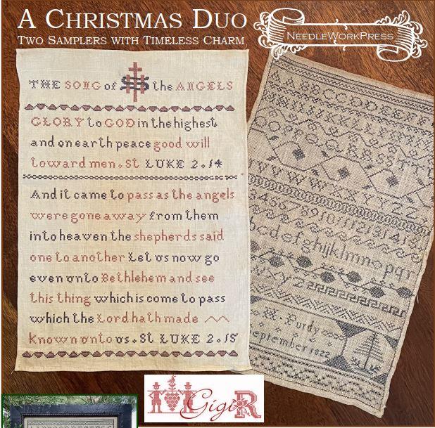 A CHRISTMAS DUO - Gigi R Designs & NeedleworkPress