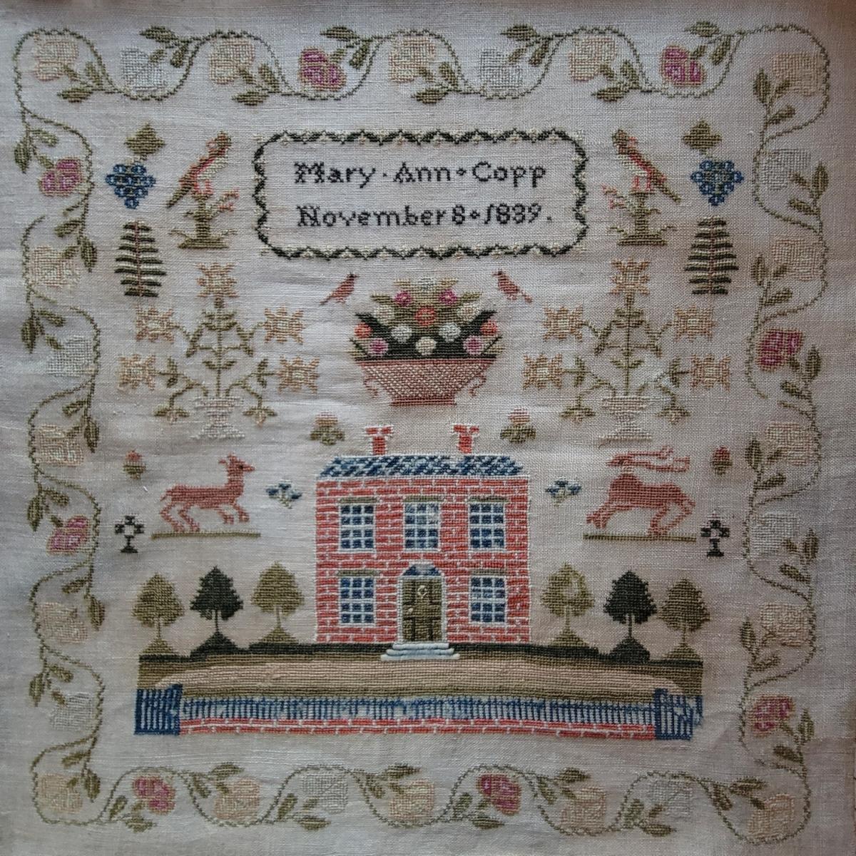 MARY ANN COPP 1839 – With Thy Needle & Thread