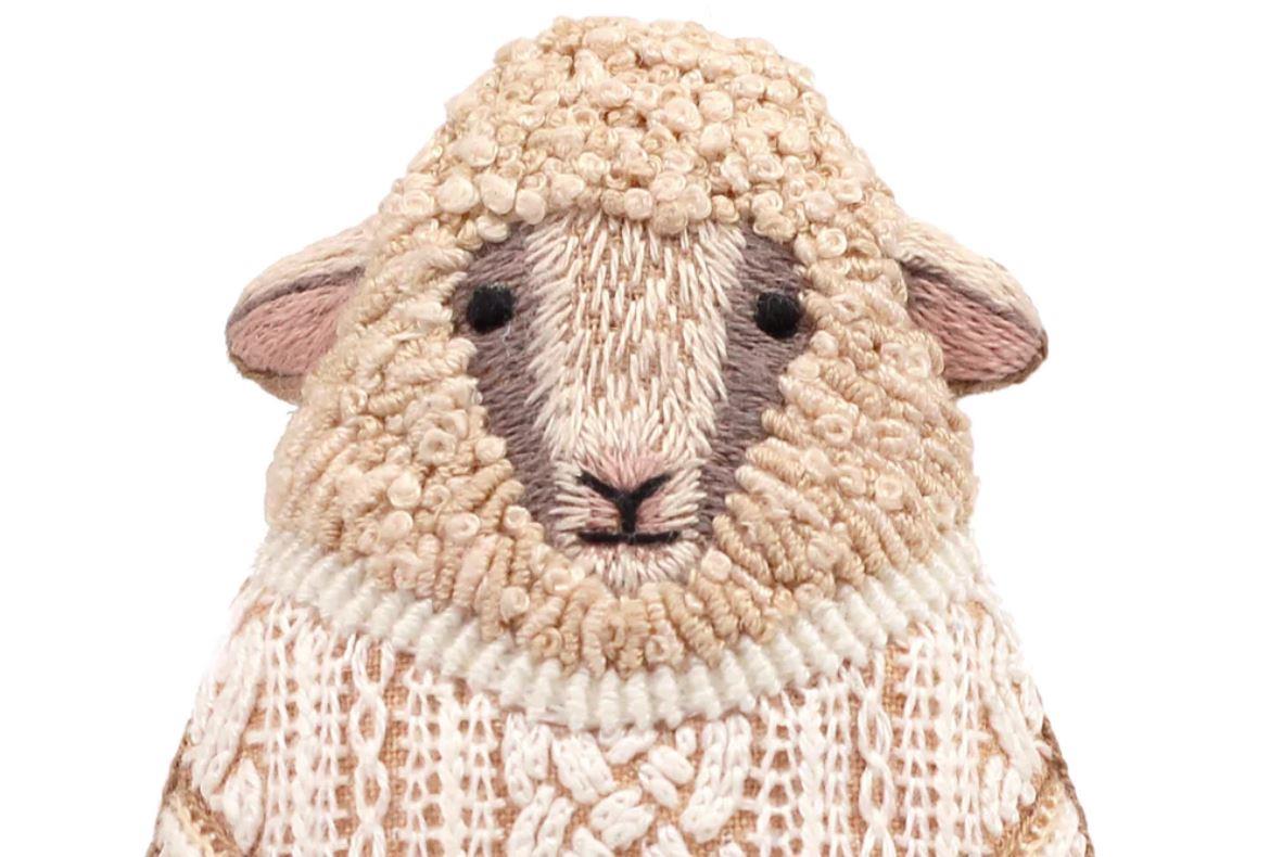 Sheep - Embroidery Kit - Kiriki Press
