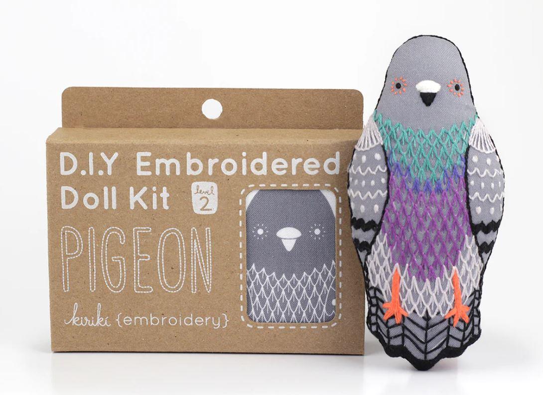 Pigeon - Embroidery Kit - Kiriki Press