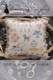 STITCH OR DIE PINCUSHION - Heartstring Samplery