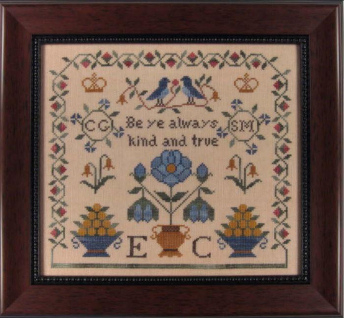 KIND AND TRUE - design by Ellen Chester - With my Needle