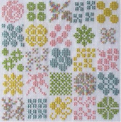 PRINTEMPS 2 - Historische Stickmuster