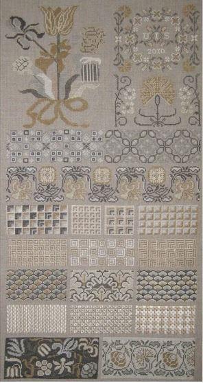 FLORAL BAROQUE 1 - Historische Stickmuster