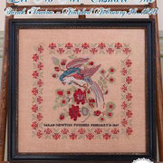 LET NO NET ENSNARE ME - 1897 Schoolhouse Samplers