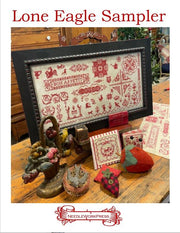 Lone Eagle Sampler - NeedleWorkPress