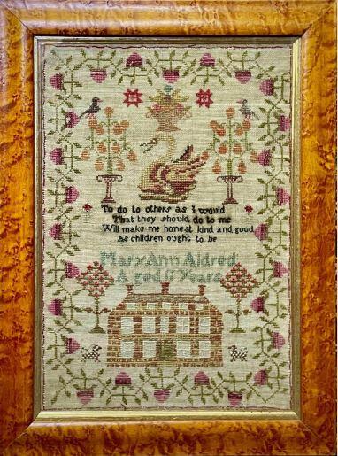Mary Ann Aldred Sampler - NeedleWorkPress