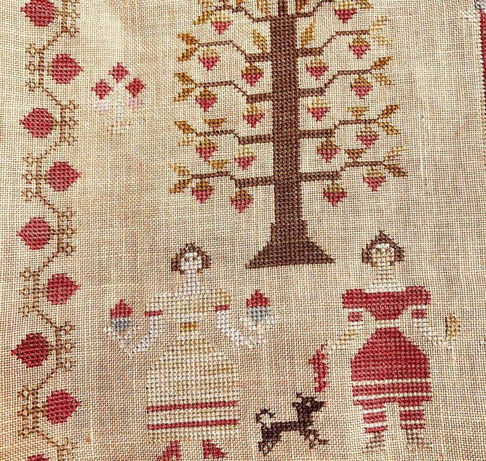 Ann Newton 1838 Sampler - Cardan Antiques & Needlework