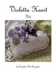 VIOLETTA HEART KIT - Samplers Not Forgotten