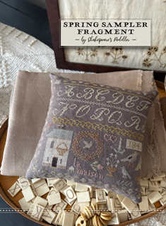 Spring Sampler Fragment - Shakespeare's Peddler