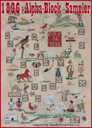 1896 ALPHA BLOCK SAMPLER - NeedleWorkPress