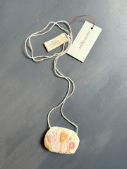 Sophie Digard Necklace - Embroidered Pendant