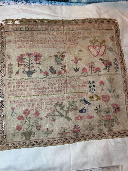 SS Harris A Heart in Hand Sampler - Cross Stitch Antiques