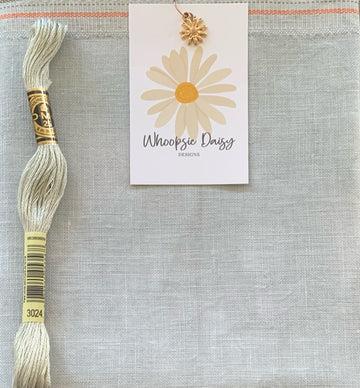 Sage - Hand Dyed Linen - Whoopsie Daisy Designs
