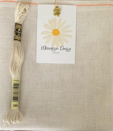 Vanilla Bean - Hand Dyed Linen - Whoopsie Daisy Designs
