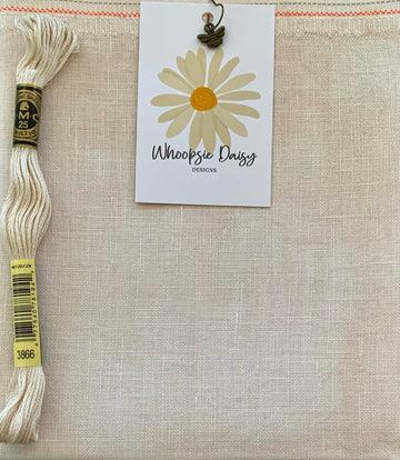 French Beige - Hand Dyed Linen - Whoopsie Daisy Designs