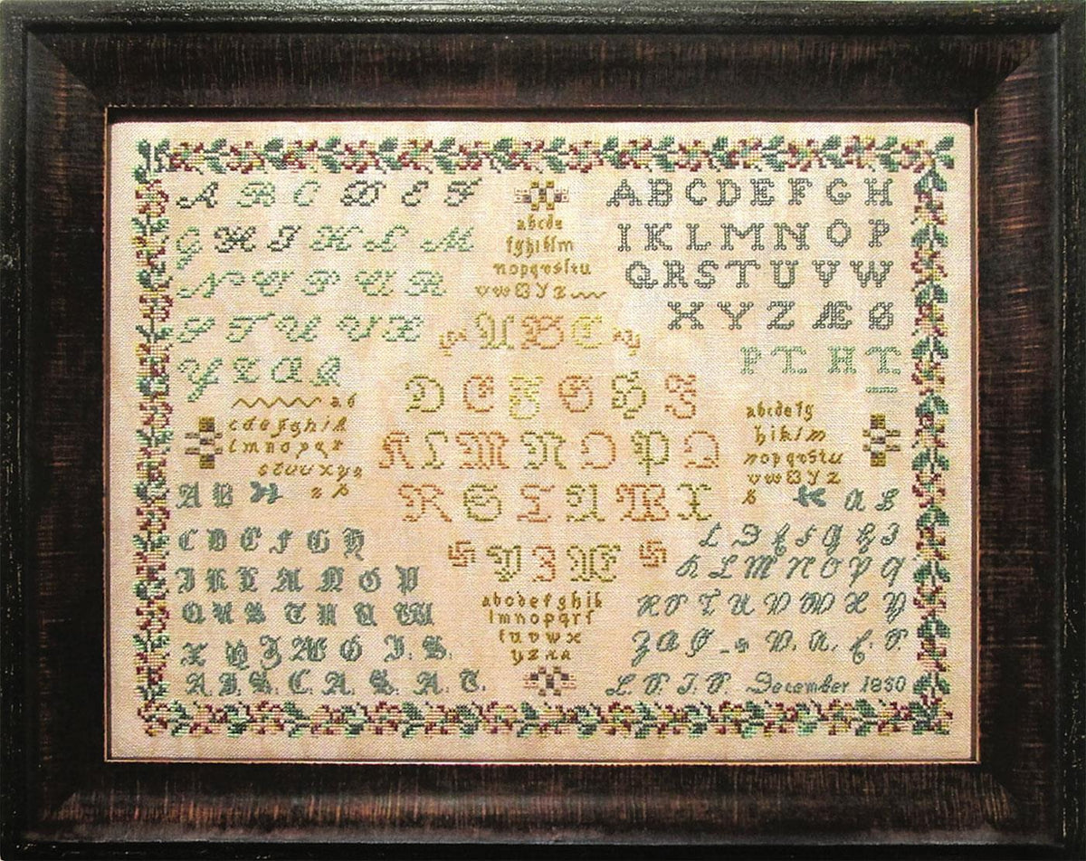 DECEMBER 1850, A GERMAN SAMPLER - The Scarlet Letter