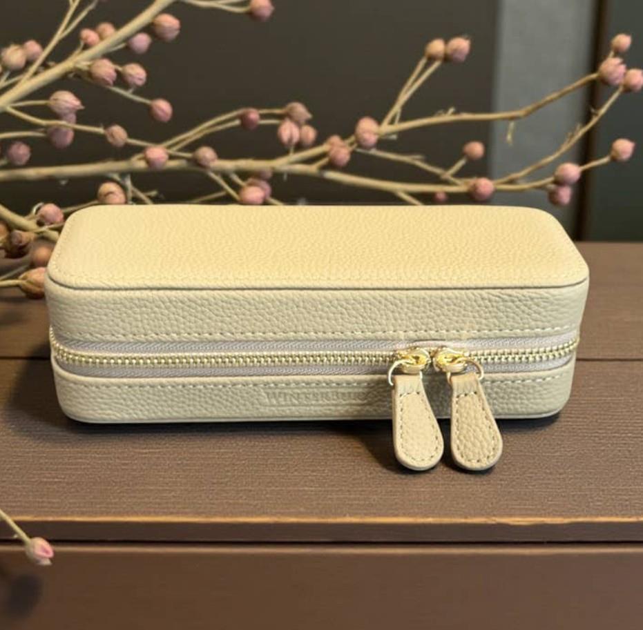 Khaki Leather Tool Case - WinterBury Leather Goods
