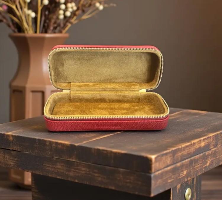 Maroon Leather Tool Case - WinterBury Leather Goods