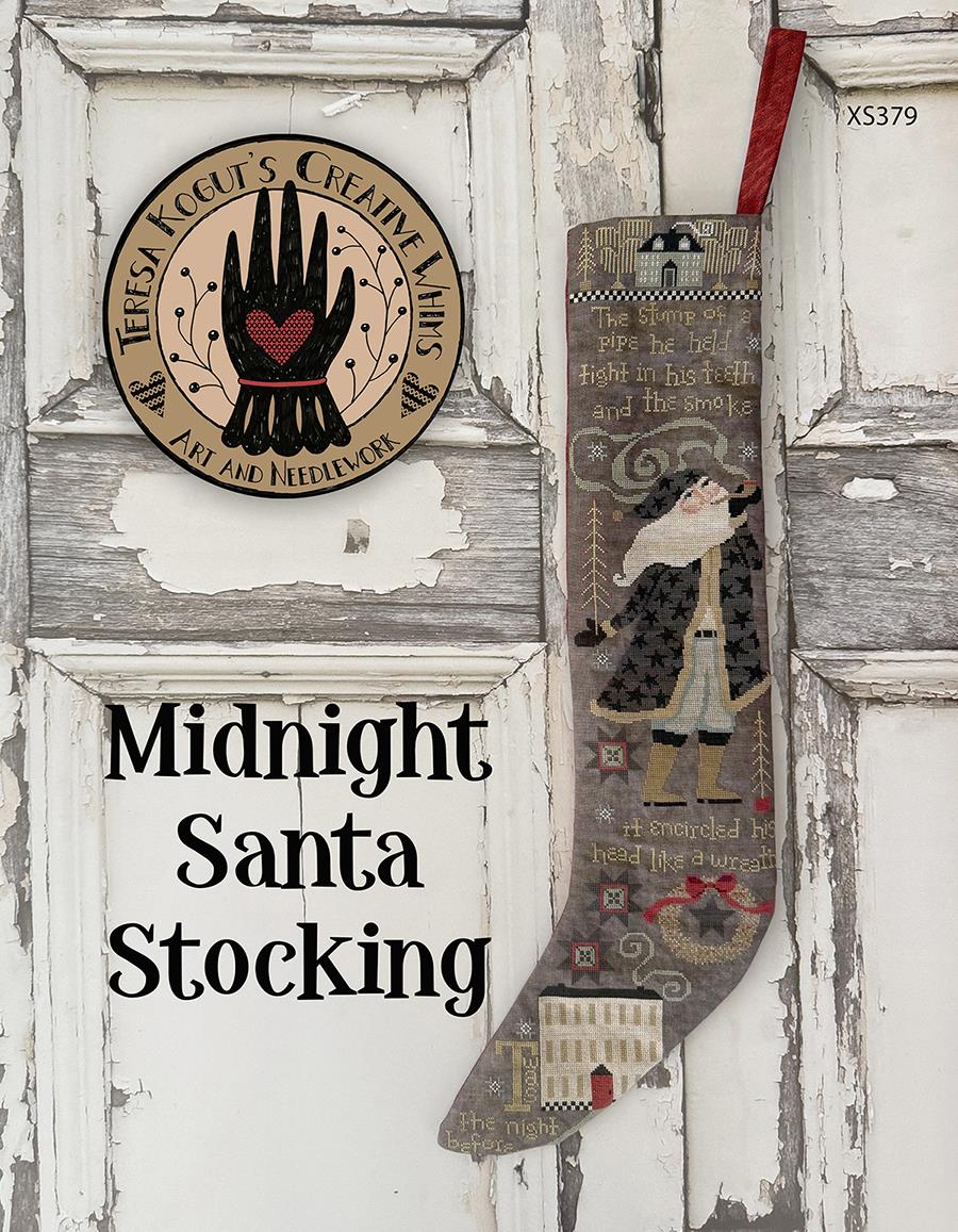 Midnight Santa Stocking - Teresa Kogut Creative Whims