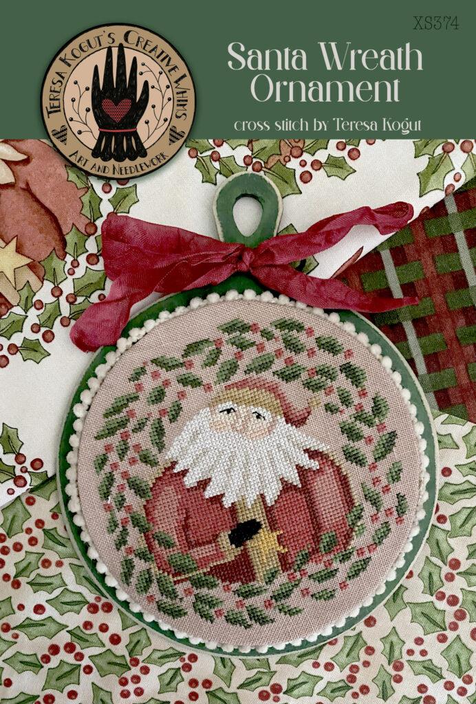 Santa Wreath Ornament - Teresa Kogut Creative Whims