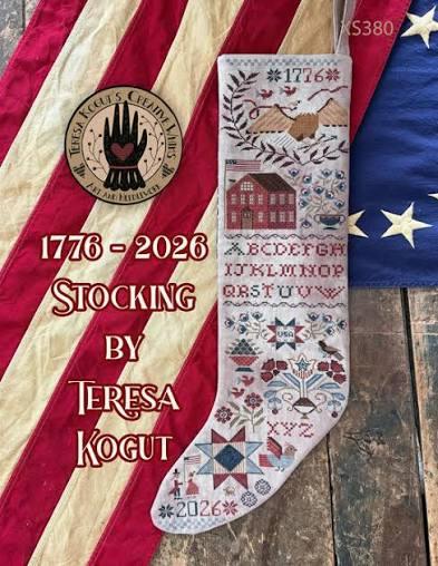 1776-2026 Stocking by Teresa Kogut - Teresa Kogut Creative Whims